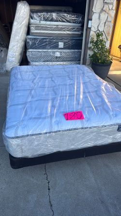 Queen size mattress, and boxspring delivery available