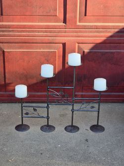 Decorative Candle Holder with the Candles