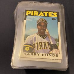 32, 1986 Topps Traded - #11T Barry Bonds (RC) Rookie Card - MINT CONDITION