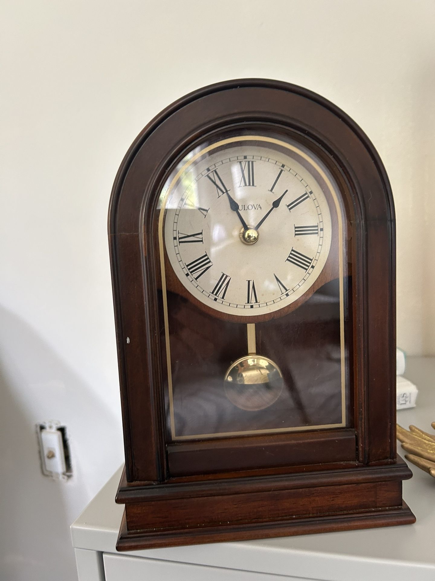 Antique Bulova desk clock