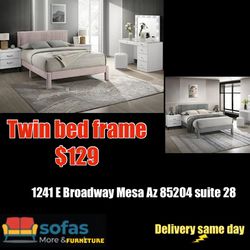 New Twin Bed Frame / Nuevas Camas Twin 