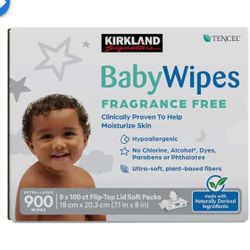 Kirkland Signature Baby Wipes Fragrance Free, 900-count
Item  