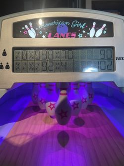 American Girl Doll Bowling Alley Set