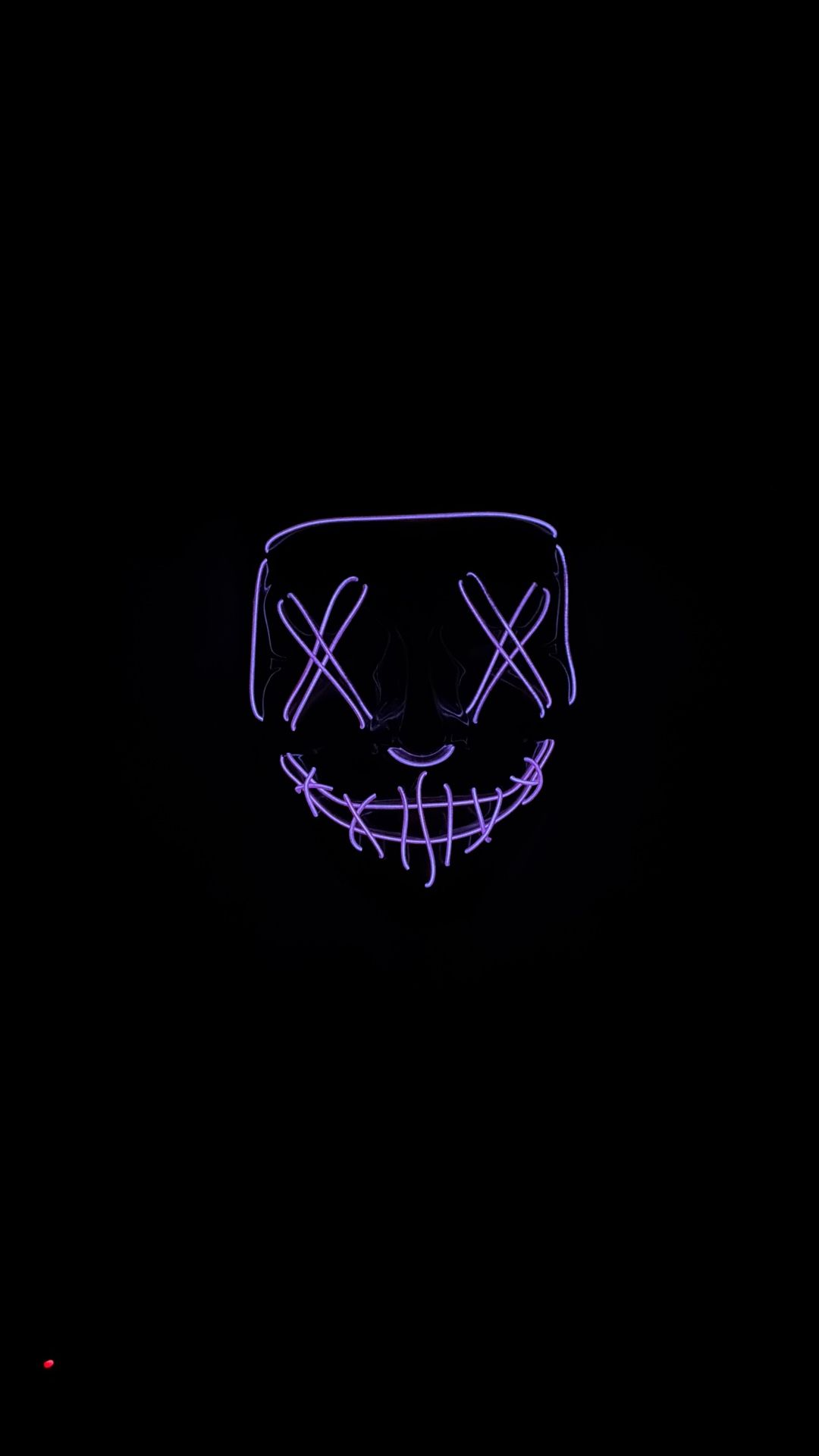 Purple  Haloween Mask 
