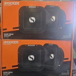 Kicker 7" Midrange Speakers