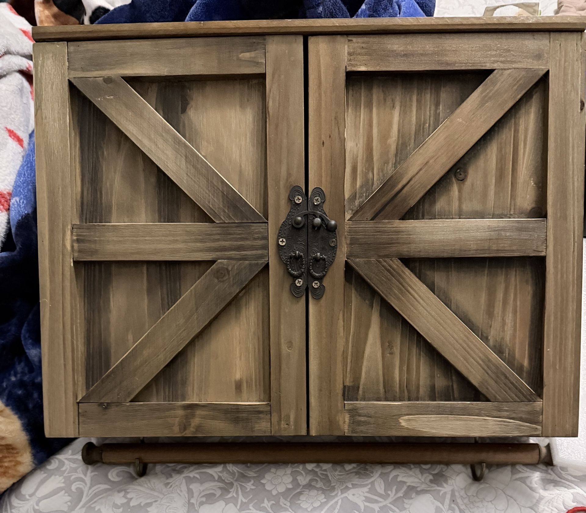 GLANT Rustic Wall Mounted Jewelry Organizer