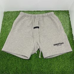 Fear of God Essentials Shorts Dark Oatmeal Size M | Brand New