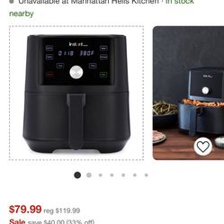 Instant Airfryer 6qt