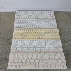 HP Wireless Keyboard - No USB Receiver Dongle - White