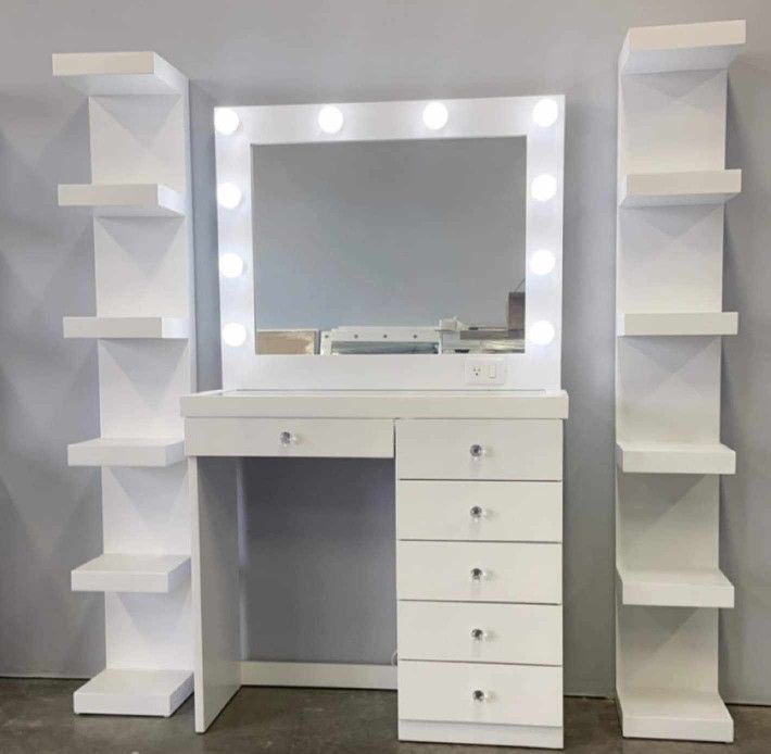 MAKEUP VANITY (Shelves sold separately) 