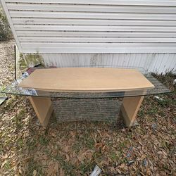 Large glass table OBO