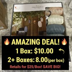 🔥BARGAIN! 10ft Paper Lantern String Lights—$10/Set or $8 Each for 2+ (Reg. $25)