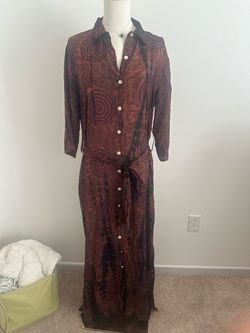 Boho chic Barcelona shirt long dress
