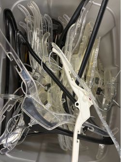 Bulk Assorted Plastic Clothing Hangers