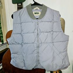 Vintage Women's Lavender REI Down Puffer Vest