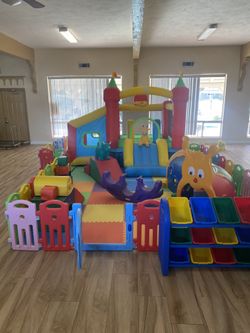 Soft Play With Bouncyhouse, Rocking Horse, 