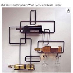 Beautiful Wine And Glass Rack 