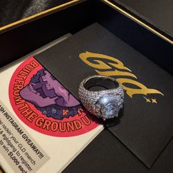 GLD Iced Out 925. Silver Ring