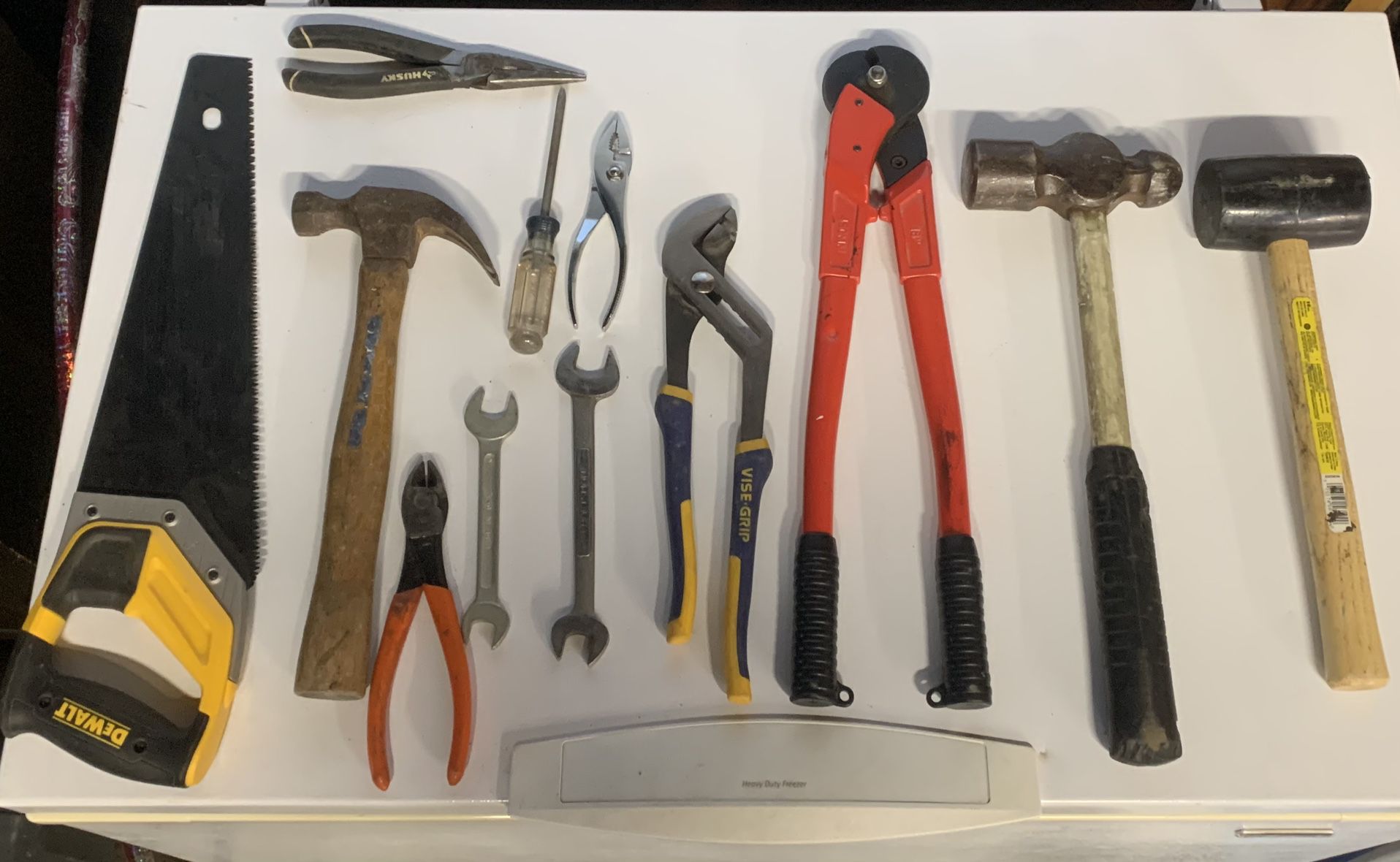 Random Lot Of Hand Tools And Hammers