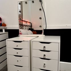 Impressions Mirror W/Ikea Storage