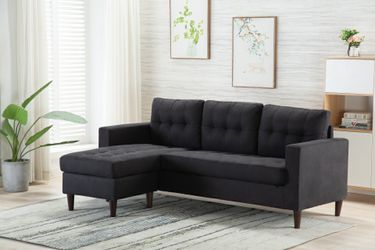 New Black Sectional Sofa
