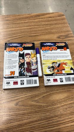 Naruto books(read description)