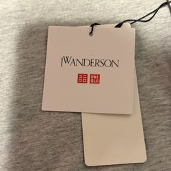JW Anderson Uniqlo Button Down Jersey Long Sleeve Shirt/Color Block Gray/Size M
