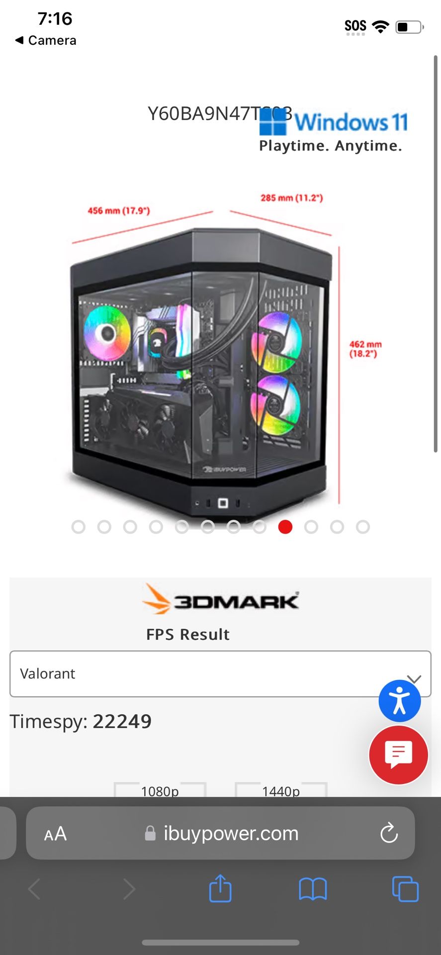 iBUYPOWER HYTE Y60 - Gaming PC