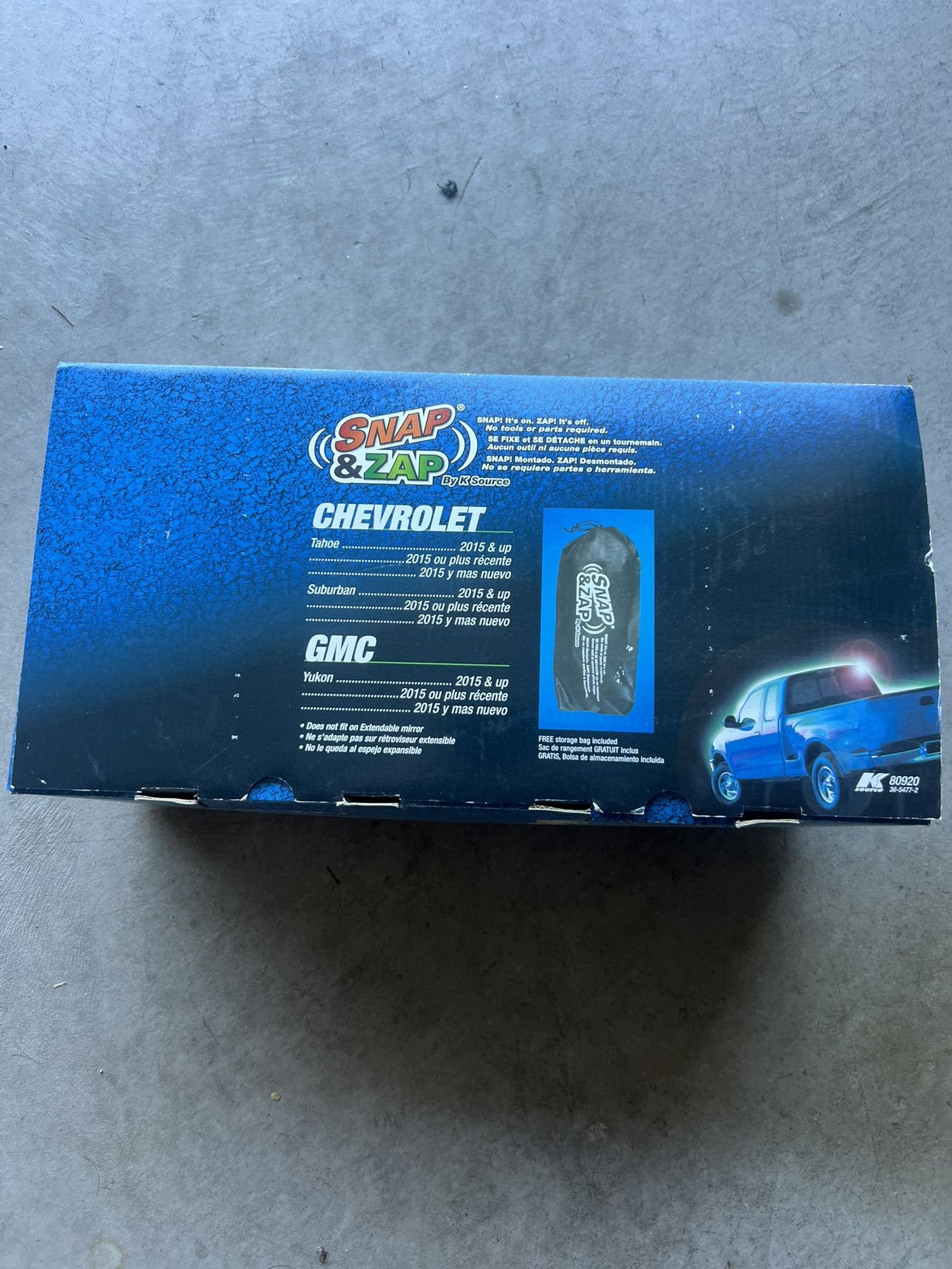 Snap & Zap - Towing Mirrors -removable