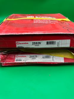 Brembo 25926 Rear Brake Rotor Pair Mercedes ML GL R-Class W164 X164 W251