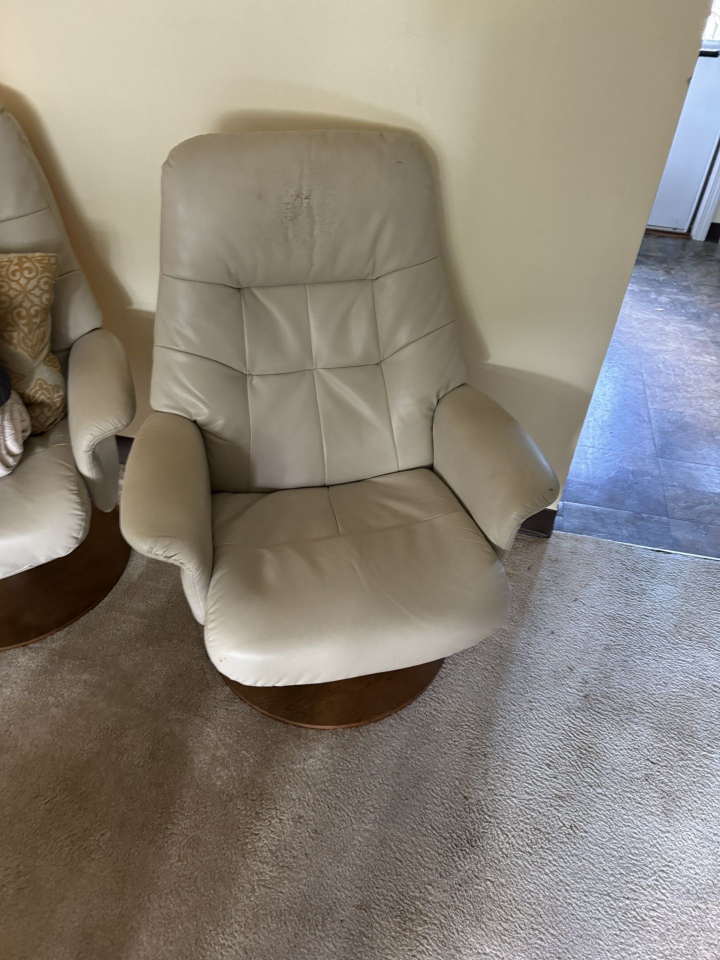 Chair And Foot Rest Combo