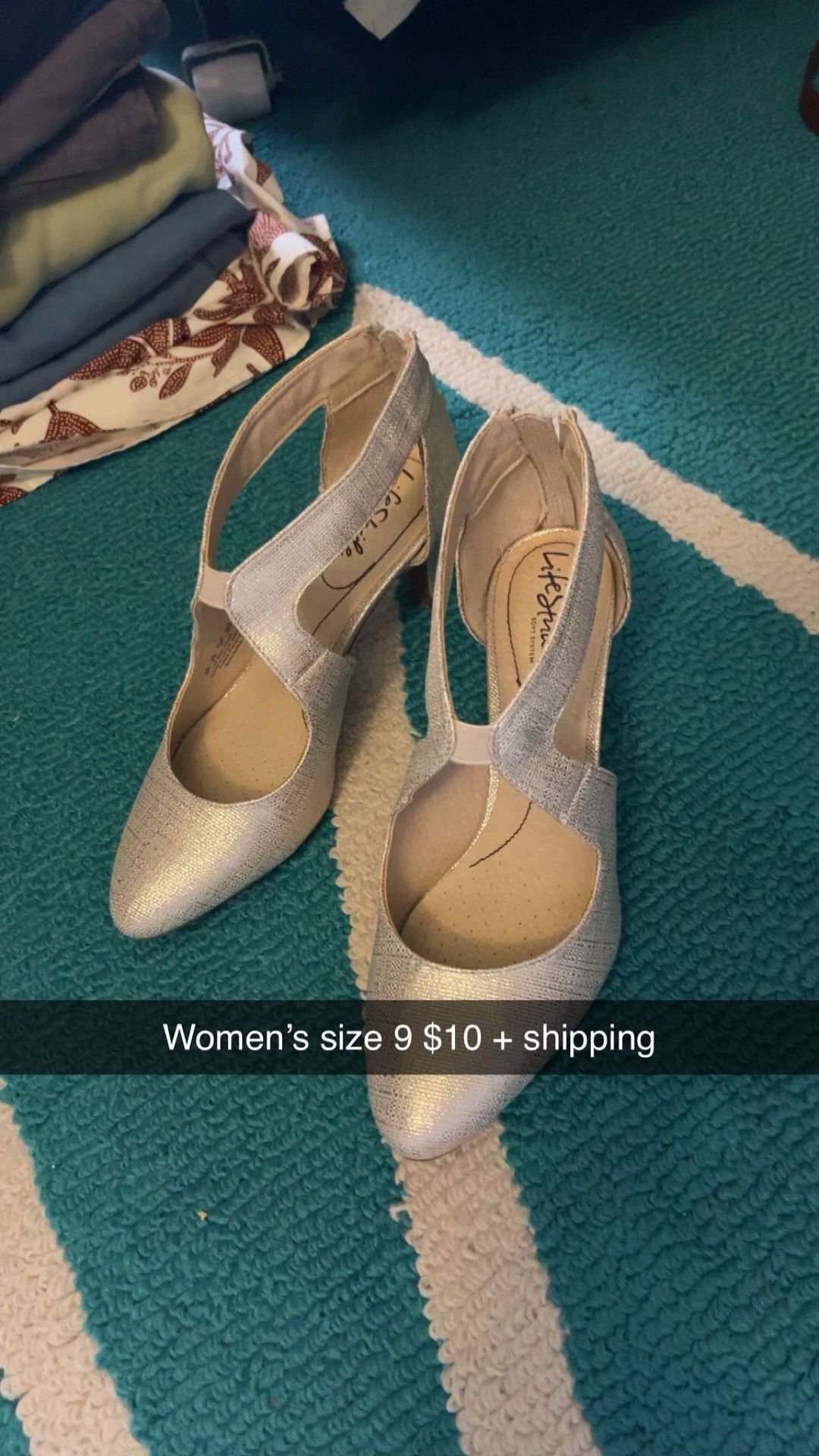 Women’s Silver Heels