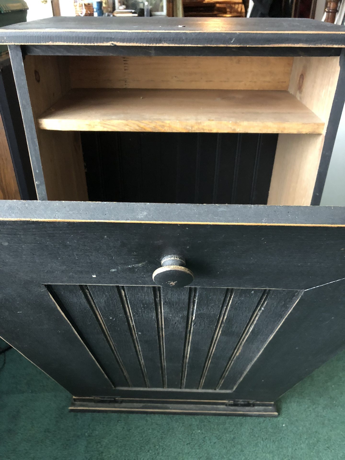 Amish Tilt Out Trash Cabinet-$75