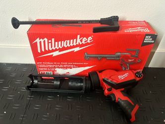 Milwaukee M12 12V Lithium-lon Cordless 10 oz. Adhesive and Caulk Gun (Tool-Only)