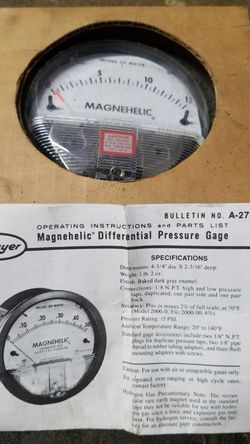 Magnehelic Differential Pressure Gauge