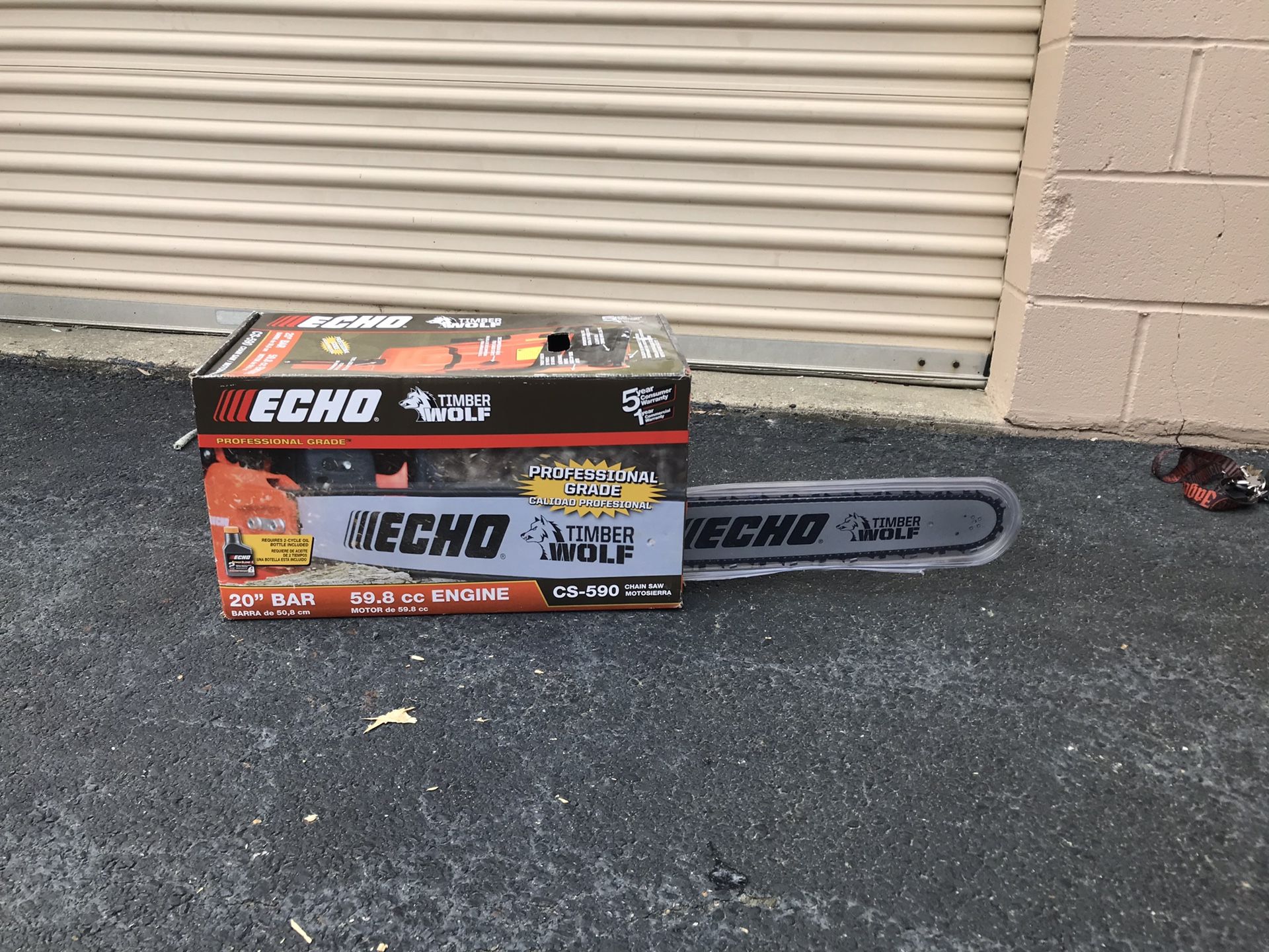 Brand new echo chainsaw. $300 firm. Retails for $399.99