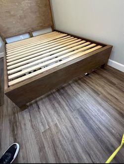 Brand New Real Wood Queen Bed Frame - Rustic
