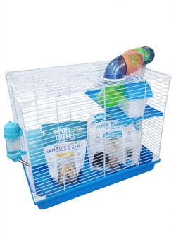 Full Cheeks Hamster & Gerbil Cage with Accessories$50 cash