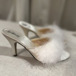 Marabou Slipper Size 7