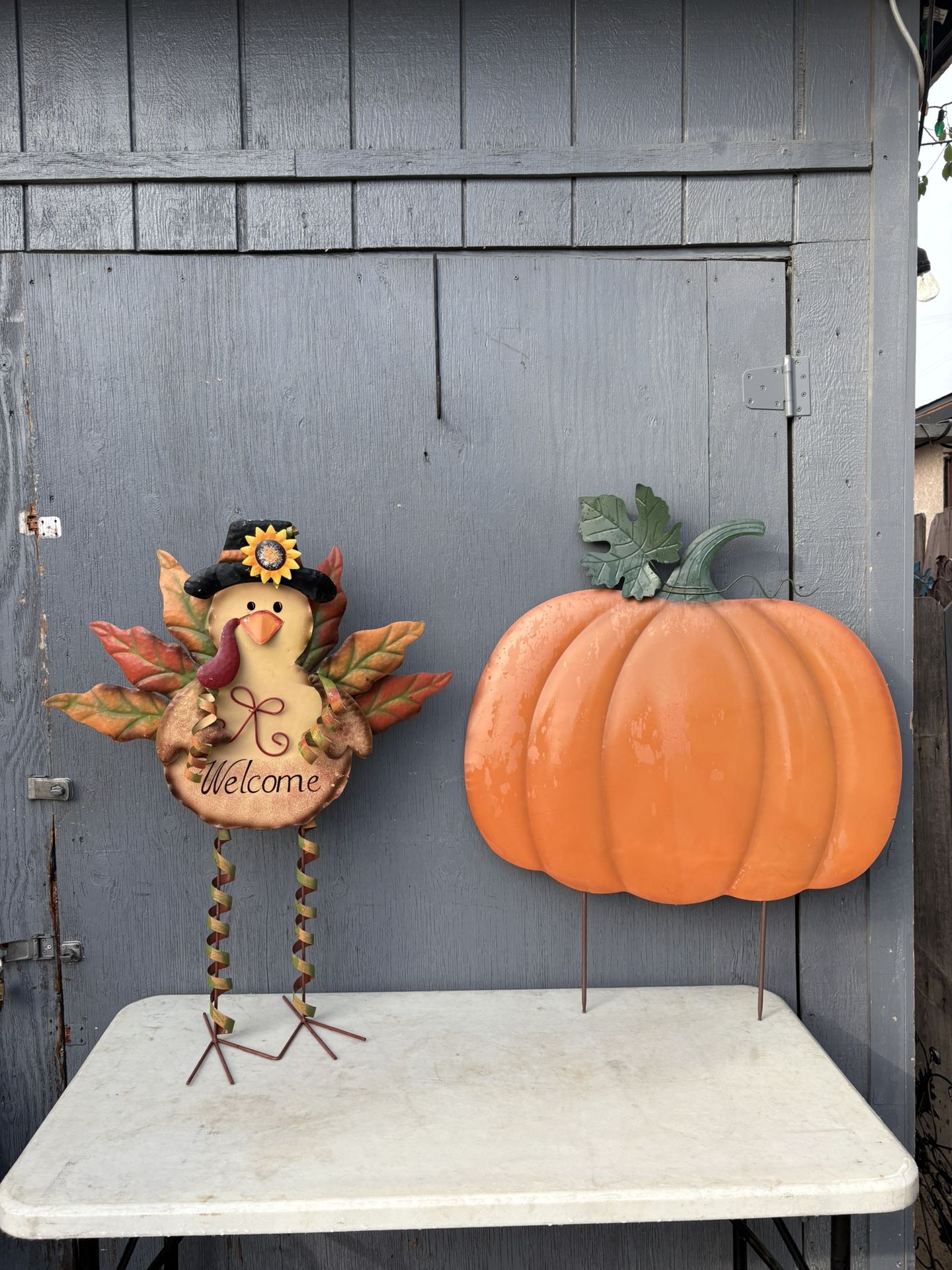 2 Large Fall Decor Pieces 