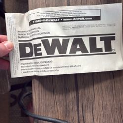 Dewalt Palm Sander + Wood Saw + Bag