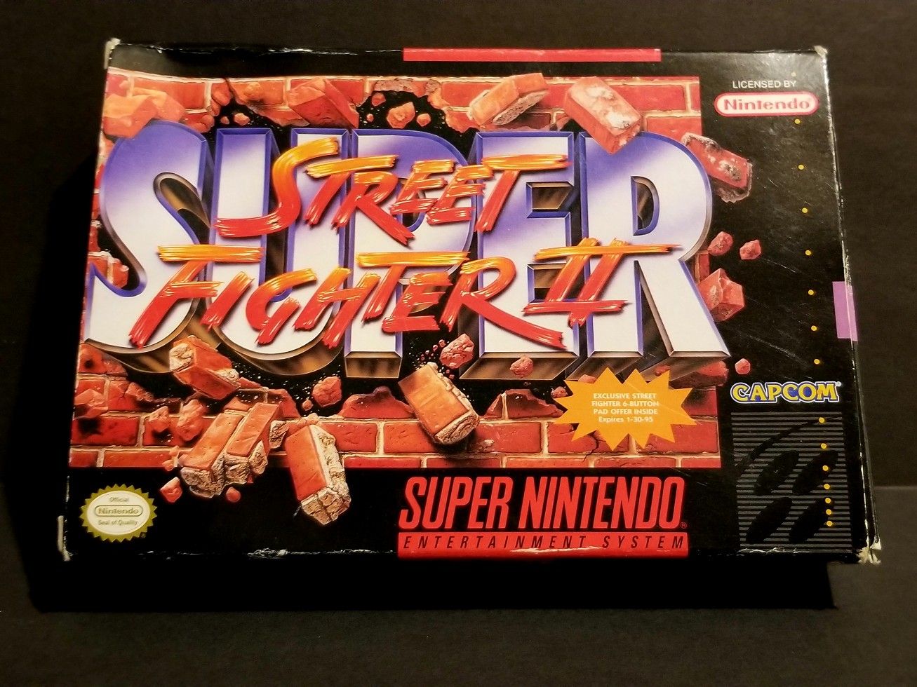 Super Street Fighter II Complete In Box for Super Nintendo SNES