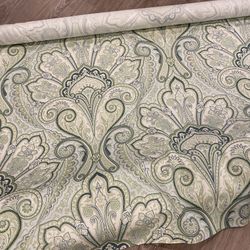 Green Paisley Pattern P/Kaufman  Fabric 3.5 yards 54” wide   