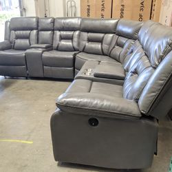 Brand New, Our Floor Model Three-piece Electrical Sectional Couch