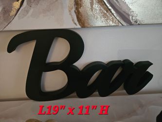 Bar Sign Decor
