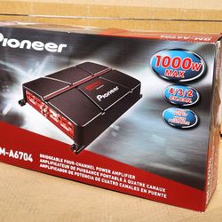Pioneer Car Power Amplifier 2CH 3CH 4CH Speaker System Amp 1000 Watts GM-A6704 🚨 Payment Options Available 🚨 No Credit Needed 🚨 