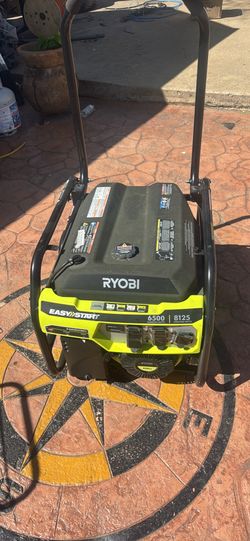 RYOBI 8125-Watt Gasoline Powered Portable Generator with CO Detect Shutdown