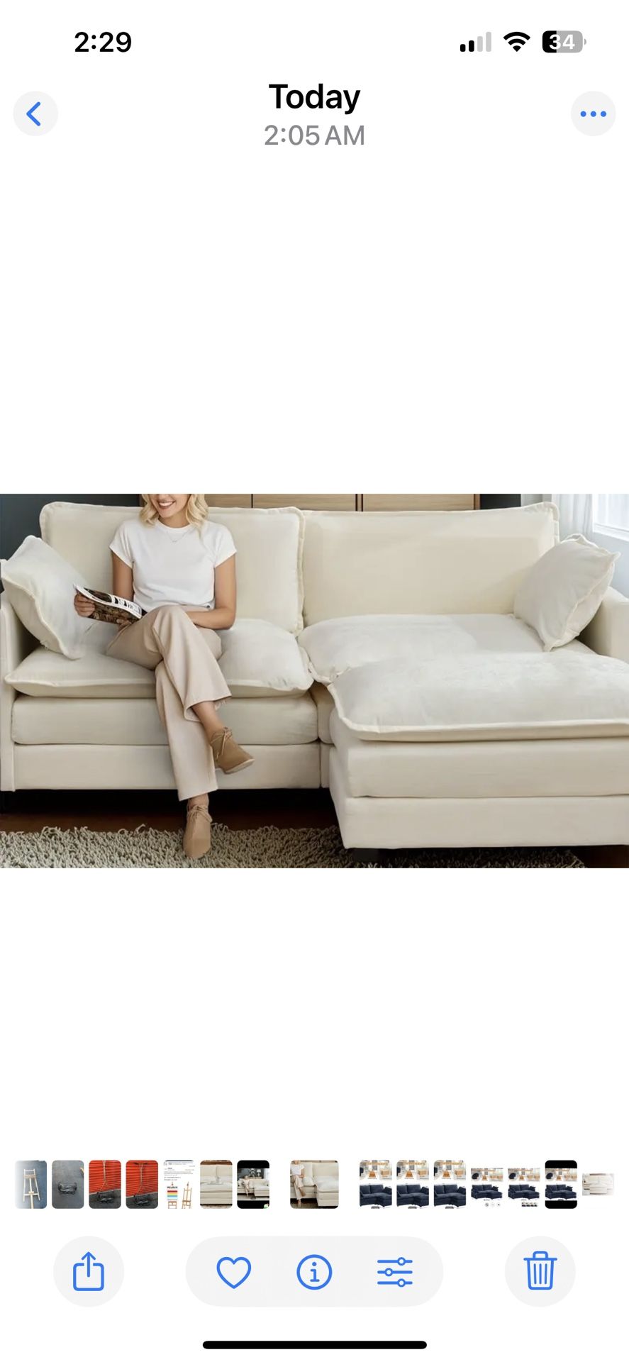 Brand New Chenille Loveseat Sectional (it came In 2 In Boxes, Still In The Boxes)