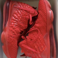 LeBron 17 University Red Size 12