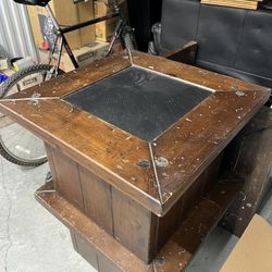 two matching side tables and one coffee table 